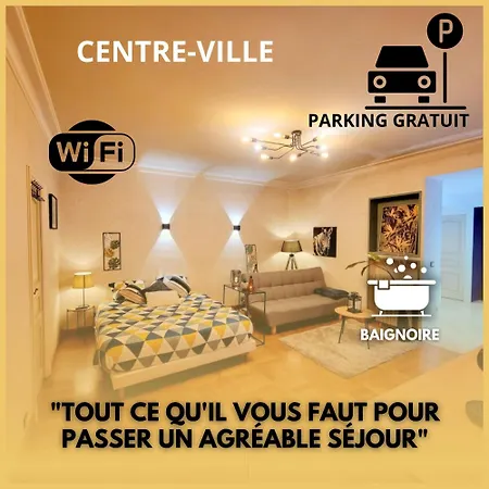Superbe Calme Et Spacieux Balcon Et Clim Lejlighed